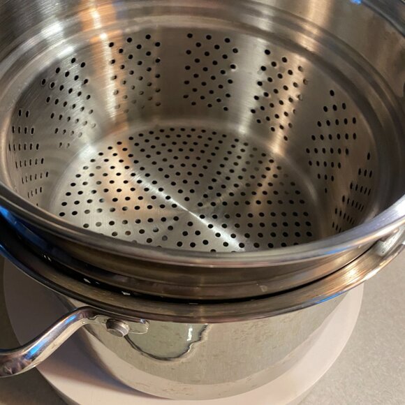 Wolfgang Puck Bistro Stainless Steel - Stock Pot pasta cooker & steamer - Picture 5 of 12